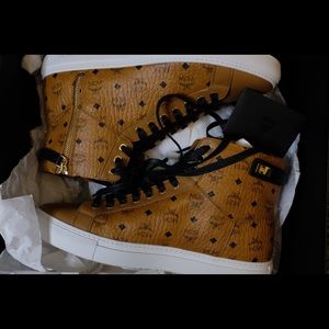 Men’s MCM High Top Sneakers in Visetos